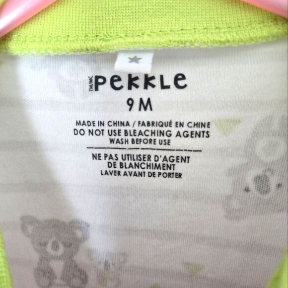 2/$15 Pekkle Sleeper Koala Print Size 9m - Picture 2 of 3